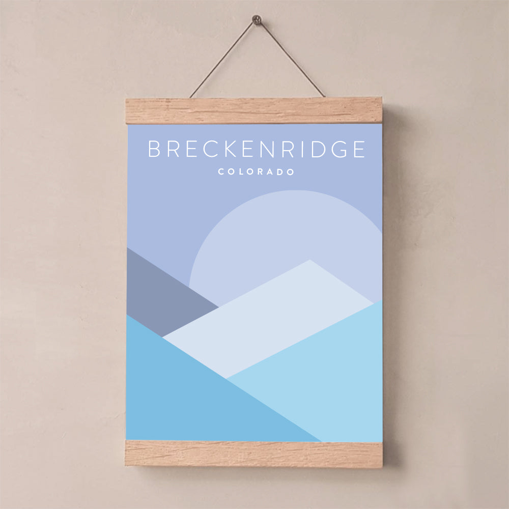 Breckenridge, Colorado Minimalist Wall Art