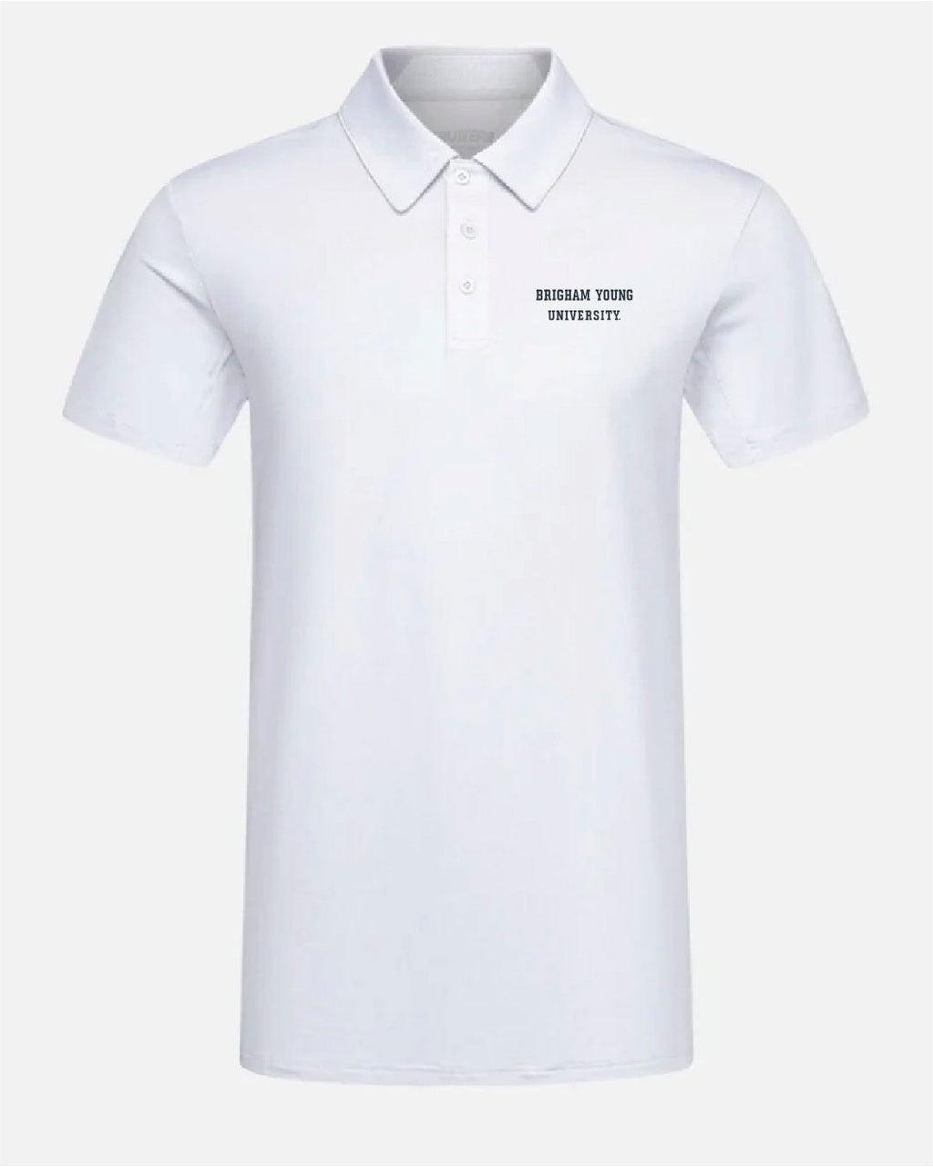 BYU Crest 2.0 Polo Light Grey