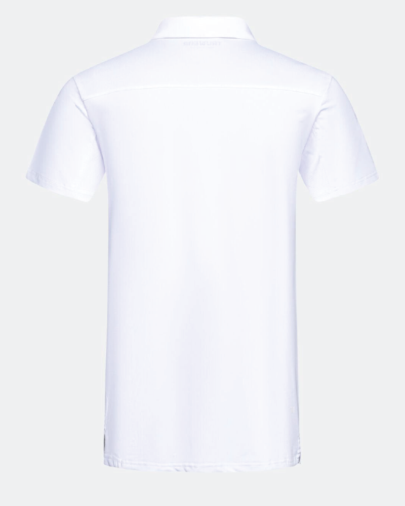 BYU Crest 2.0 Polo White