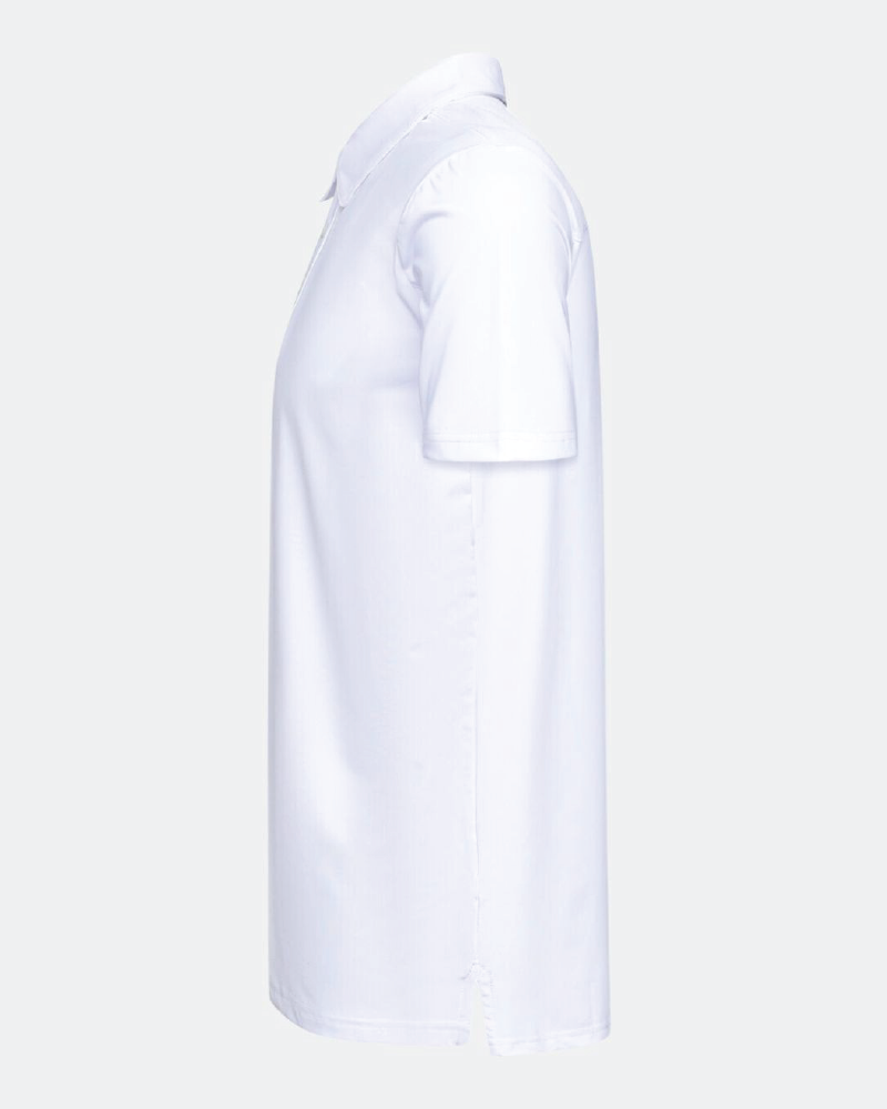 BYU Crest 2.0 Polo White