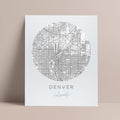 Denver, Colorado Map Poster