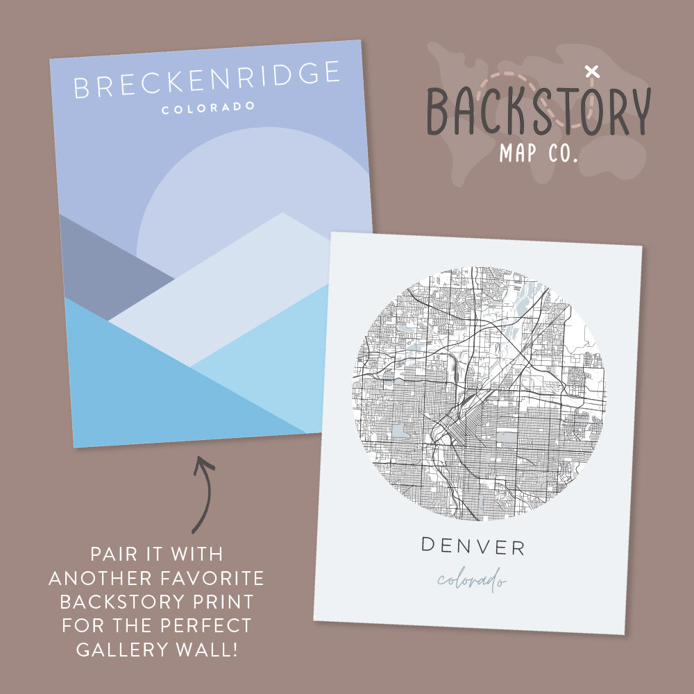 Denver, Colorado Map Poster