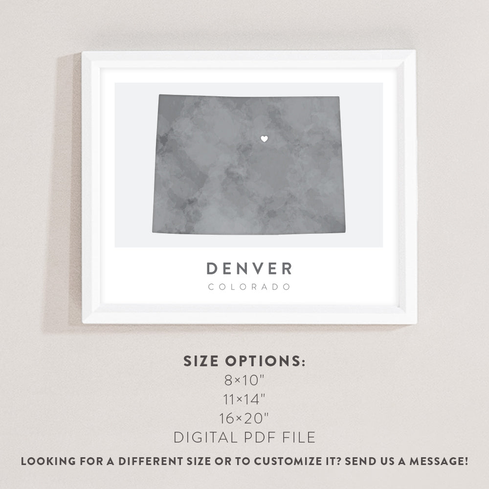 Denver, Colorado Map