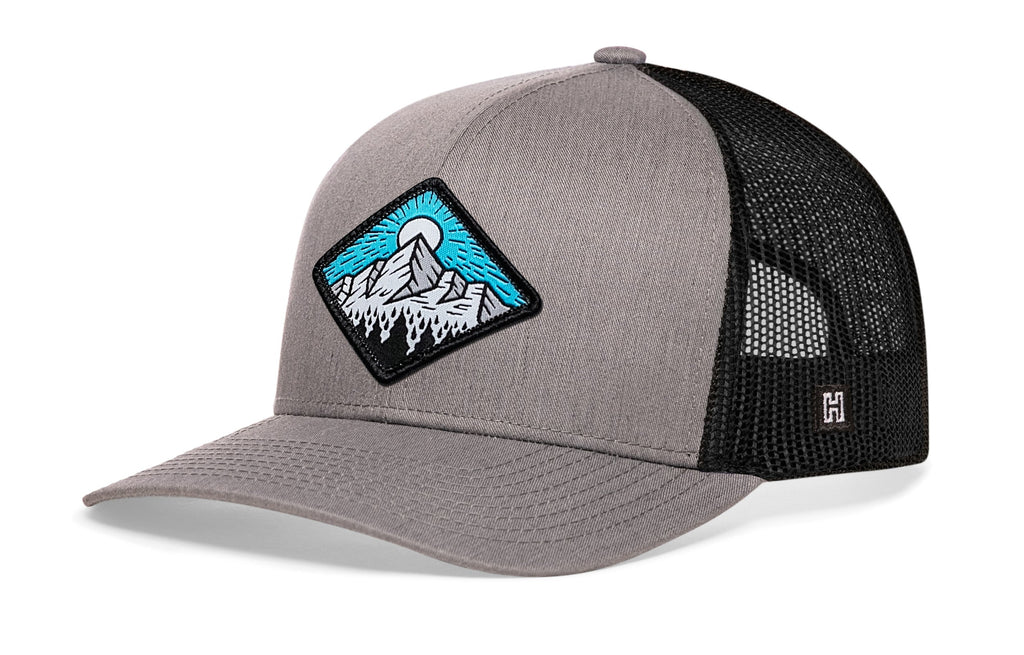 Diamond Mountain and Trees Trucker Hat  |  Outdoors Snapback