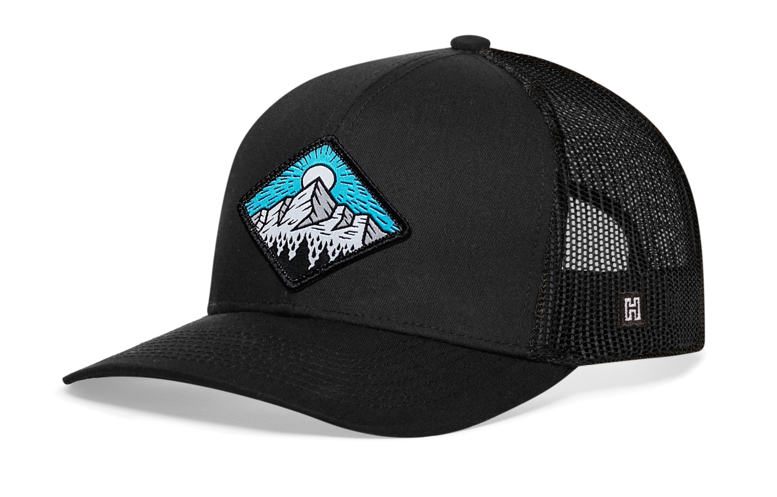 Diamond Mountain and Trees Trucker Hat  |  Outdoors Snapback
