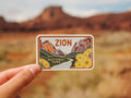 Zion - License Plate Series | Sticker
