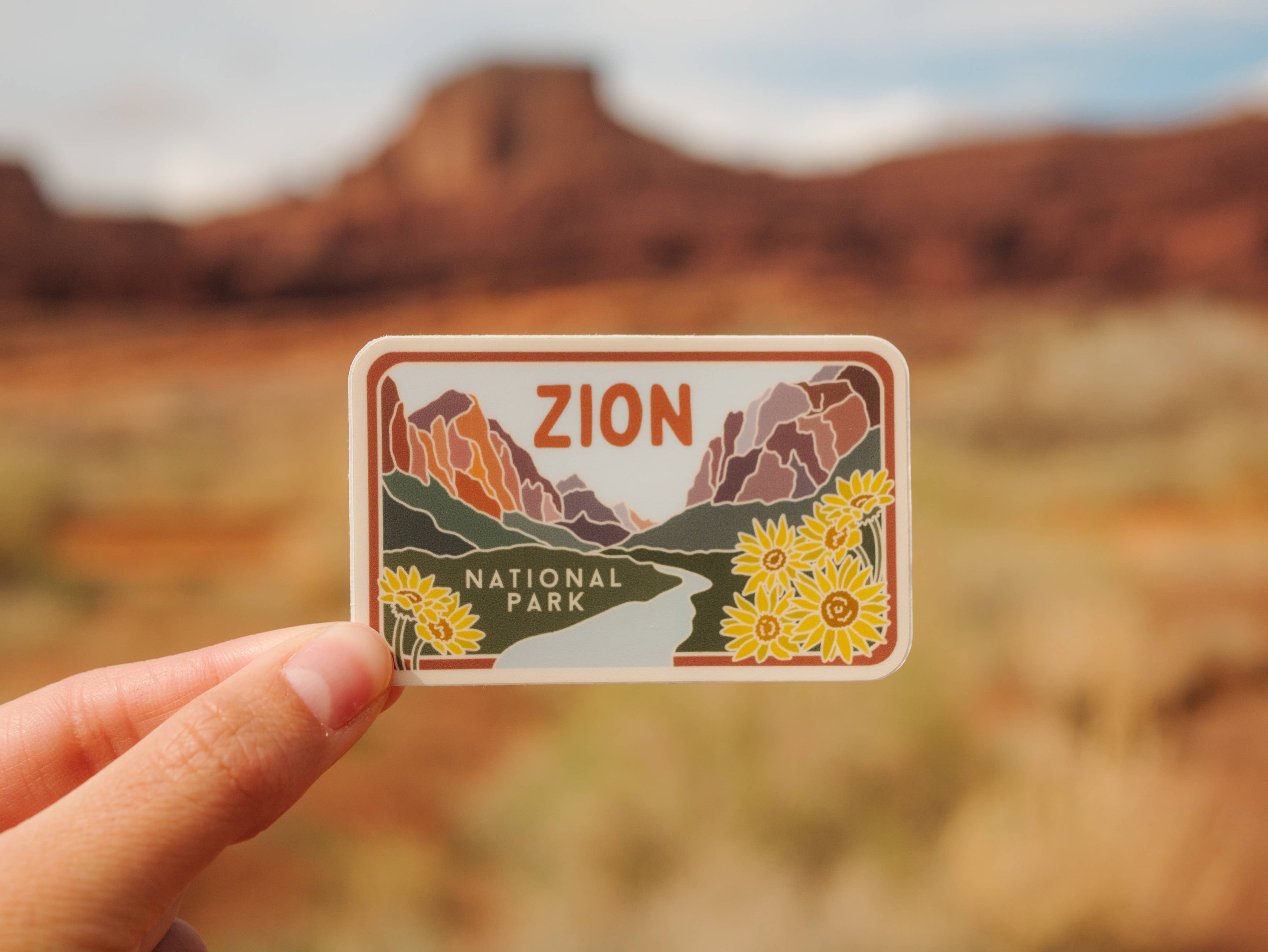 Zion - License Plate Series | Sticker