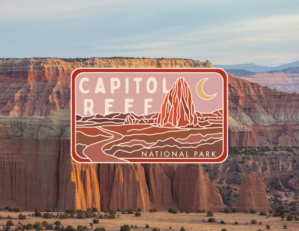Capitol Reef - License Plate Series | Sticker