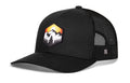 Hexagon Mountain Trees Trucker Hat  |  Outdoors Snapback