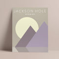 Jackson Hole, Wyoming Minimalist Wall Art