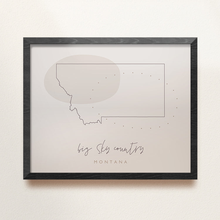 Montana State Nickname Poster