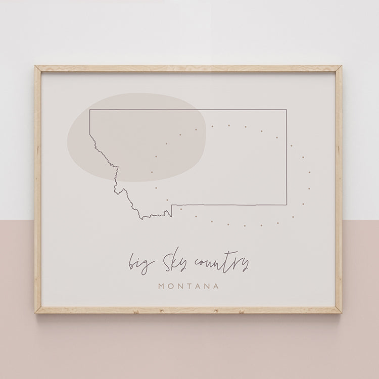 Montana State Nickname Poster