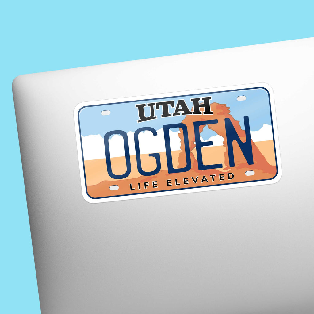 Utah License Plate Stickers - Choose Your UT City or National Park