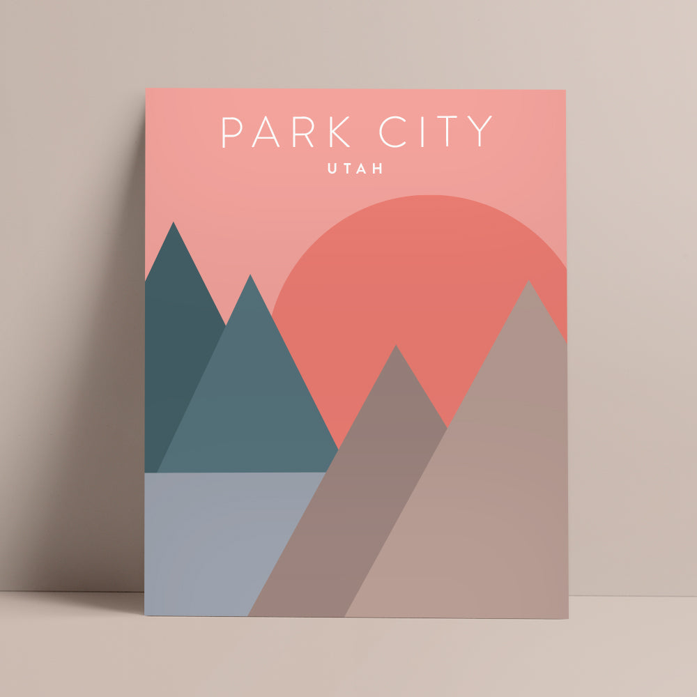 Park City, Utah Minimalist Wall Art