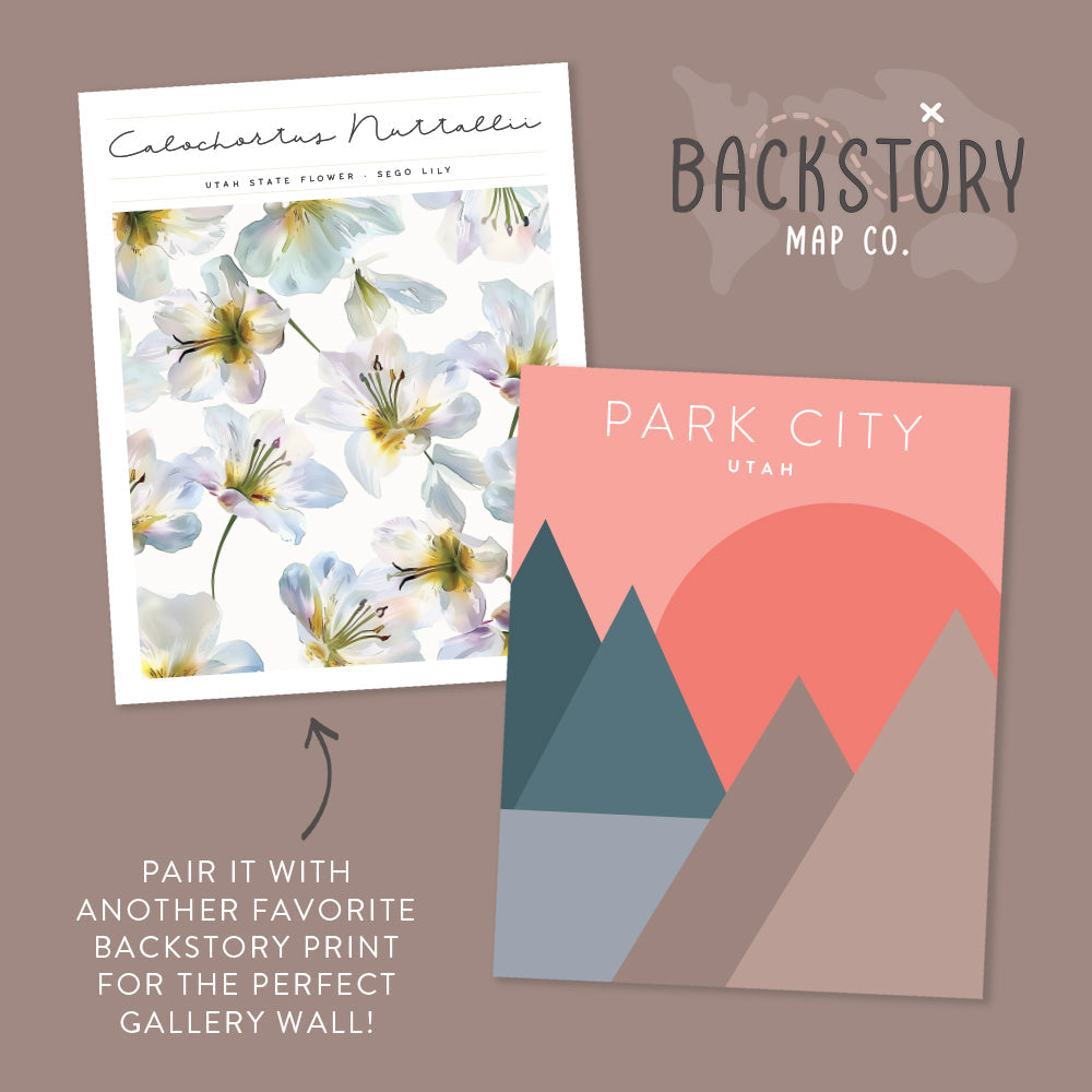 Park City, Utah Minimalist Wall Art