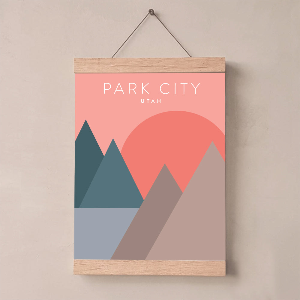 Park City, Utah Minimalist Wall Art
