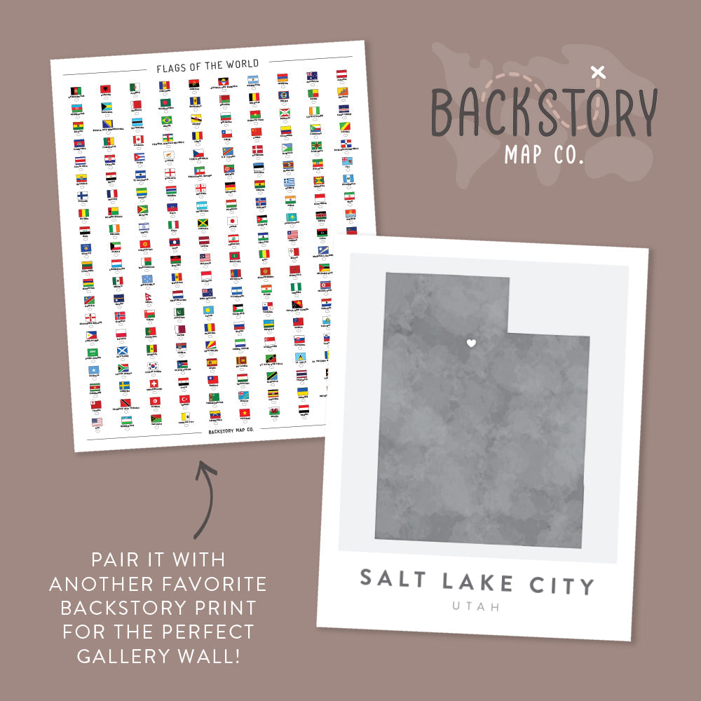 Salt Lake City, Utah Map