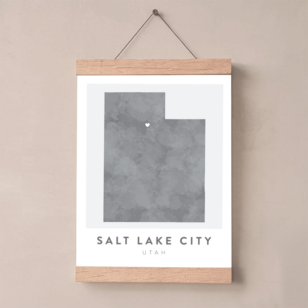 Salt Lake City, Utah Map
