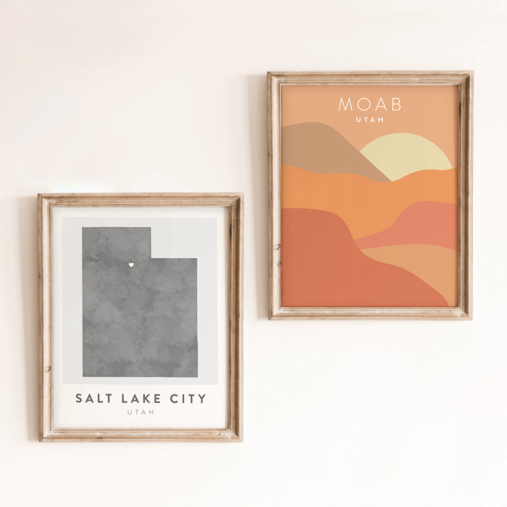 Salt Lake City, Utah Map