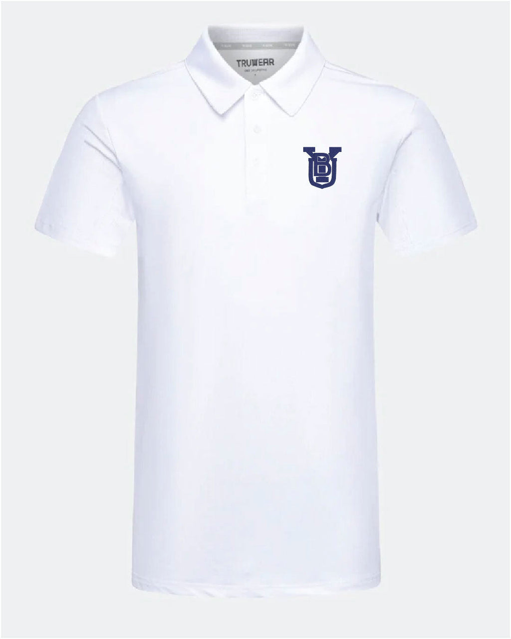 BYU Crest 2.0 Polo White