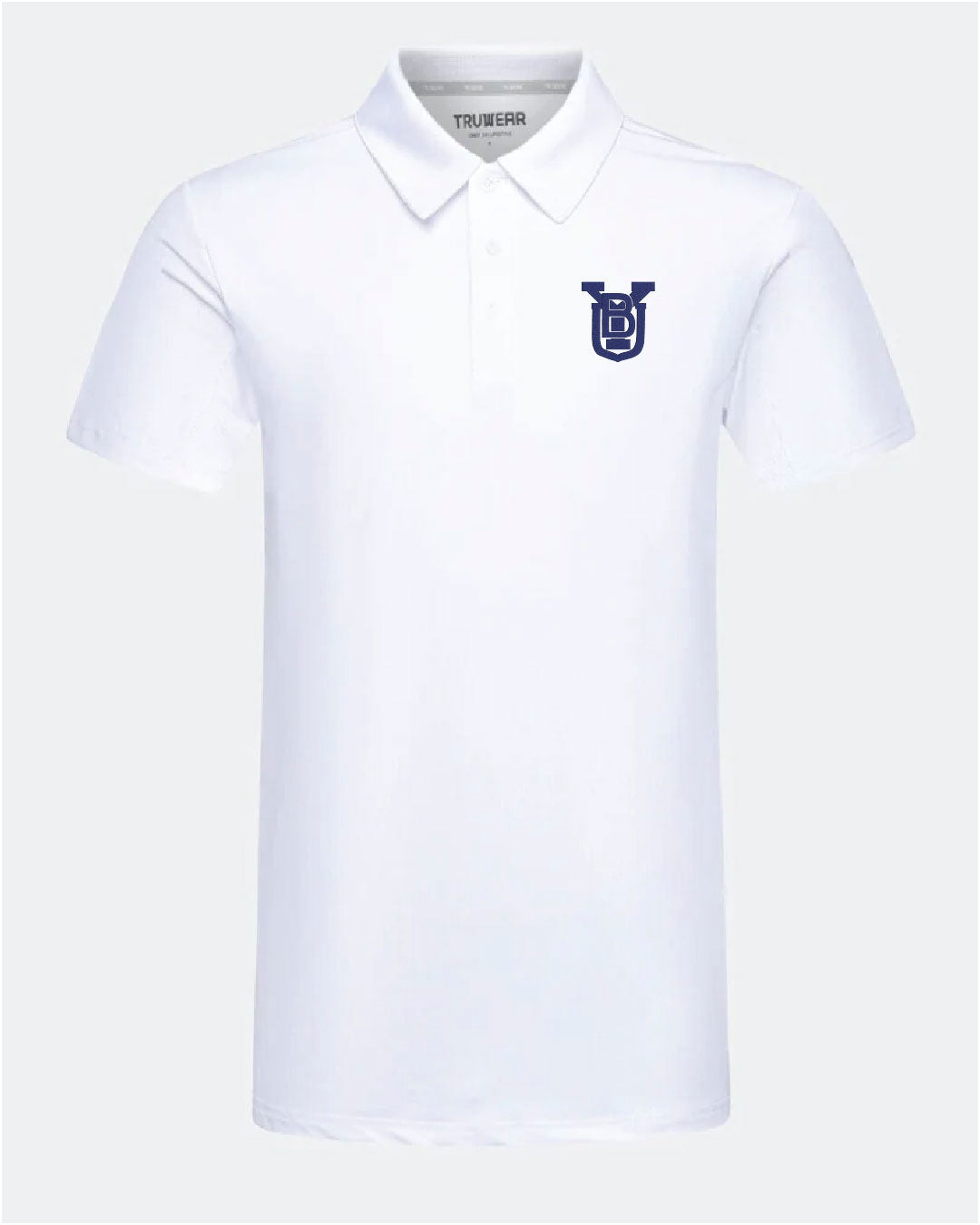 BYU Crest 2.0 Polo White