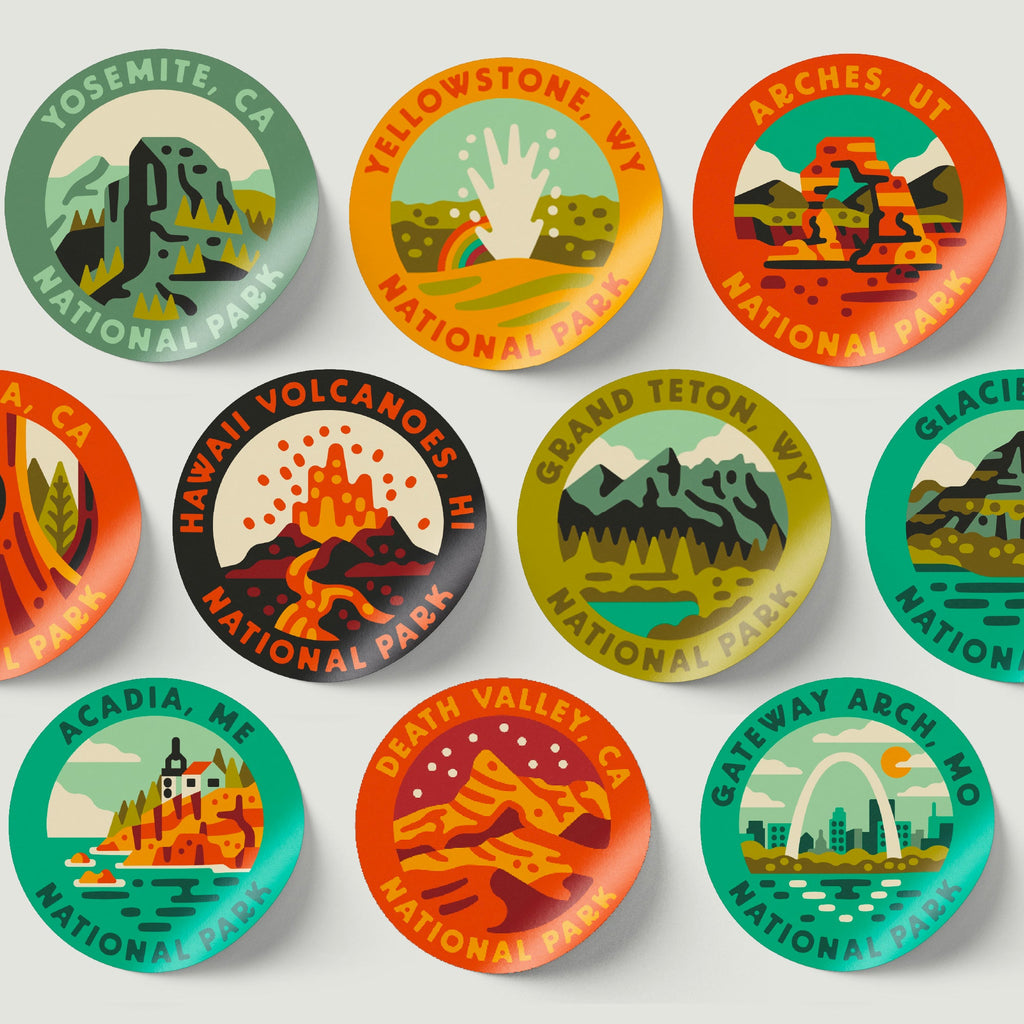 National Park Sticker Bottle | Nalgene - Sandstone