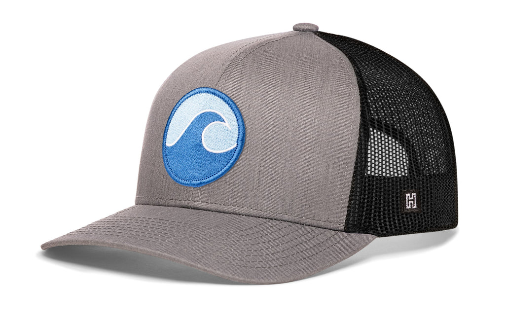 Surf Wave Trucker Hat  |  Beach Snapback