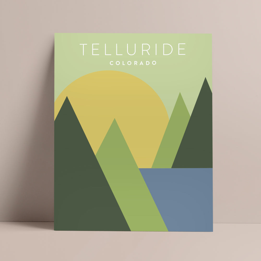 Telluride, Colorado Minimalist Wall Art