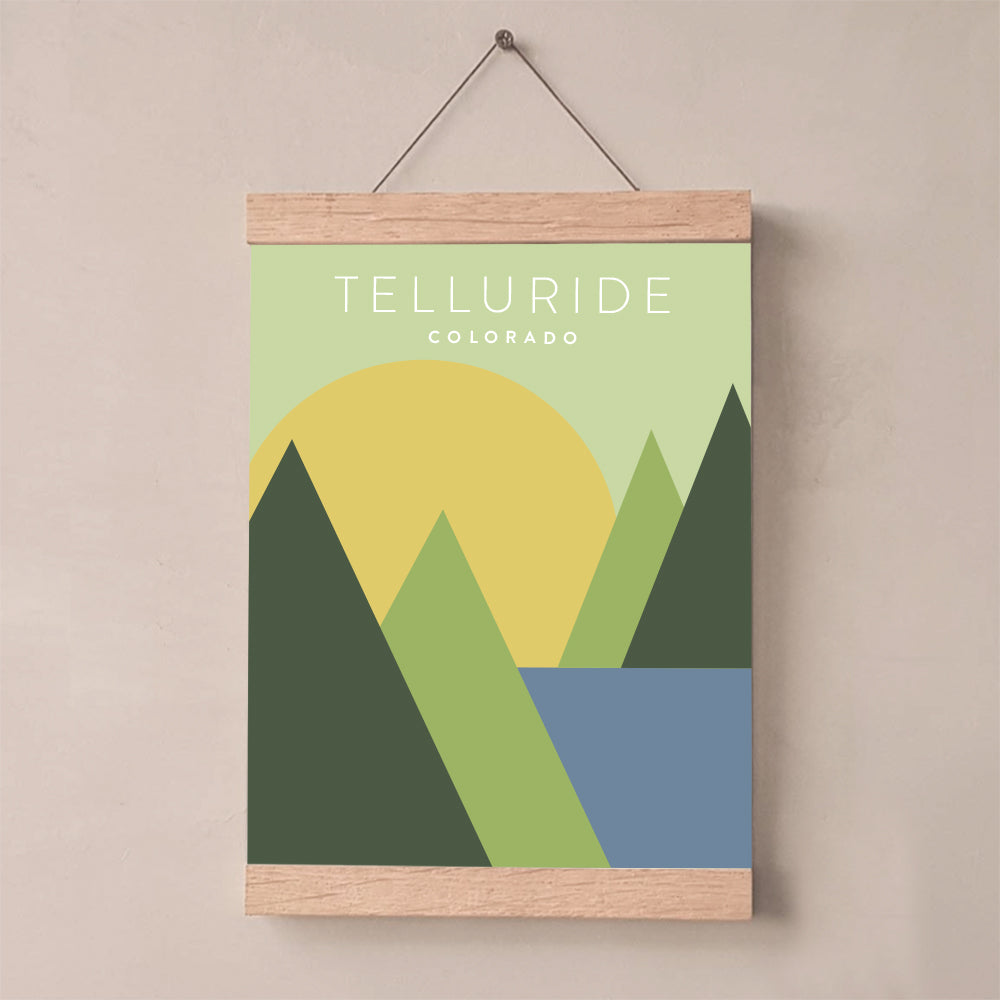 Telluride, Colorado Minimalist Wall Art
