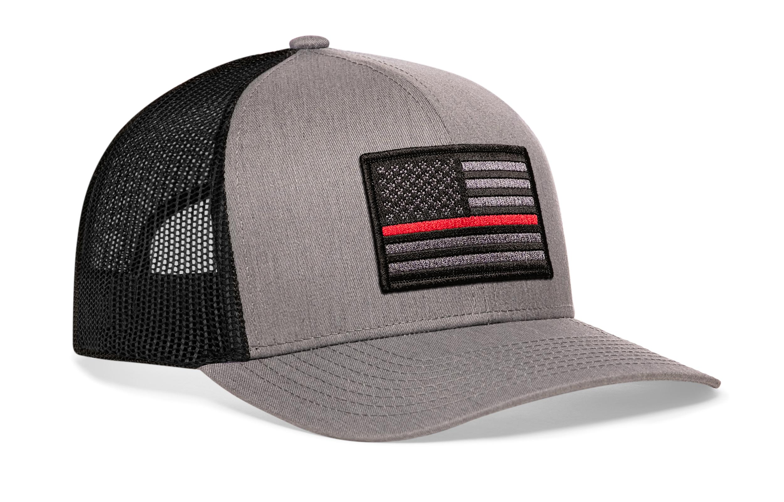Thin Red Line Trucker Hat  |  Fire Tactical Snapback