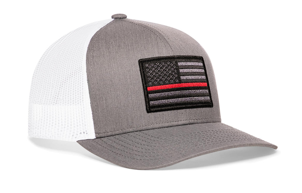 Thin Red Line Trucker Hat  |  Fire Tactical Snapback