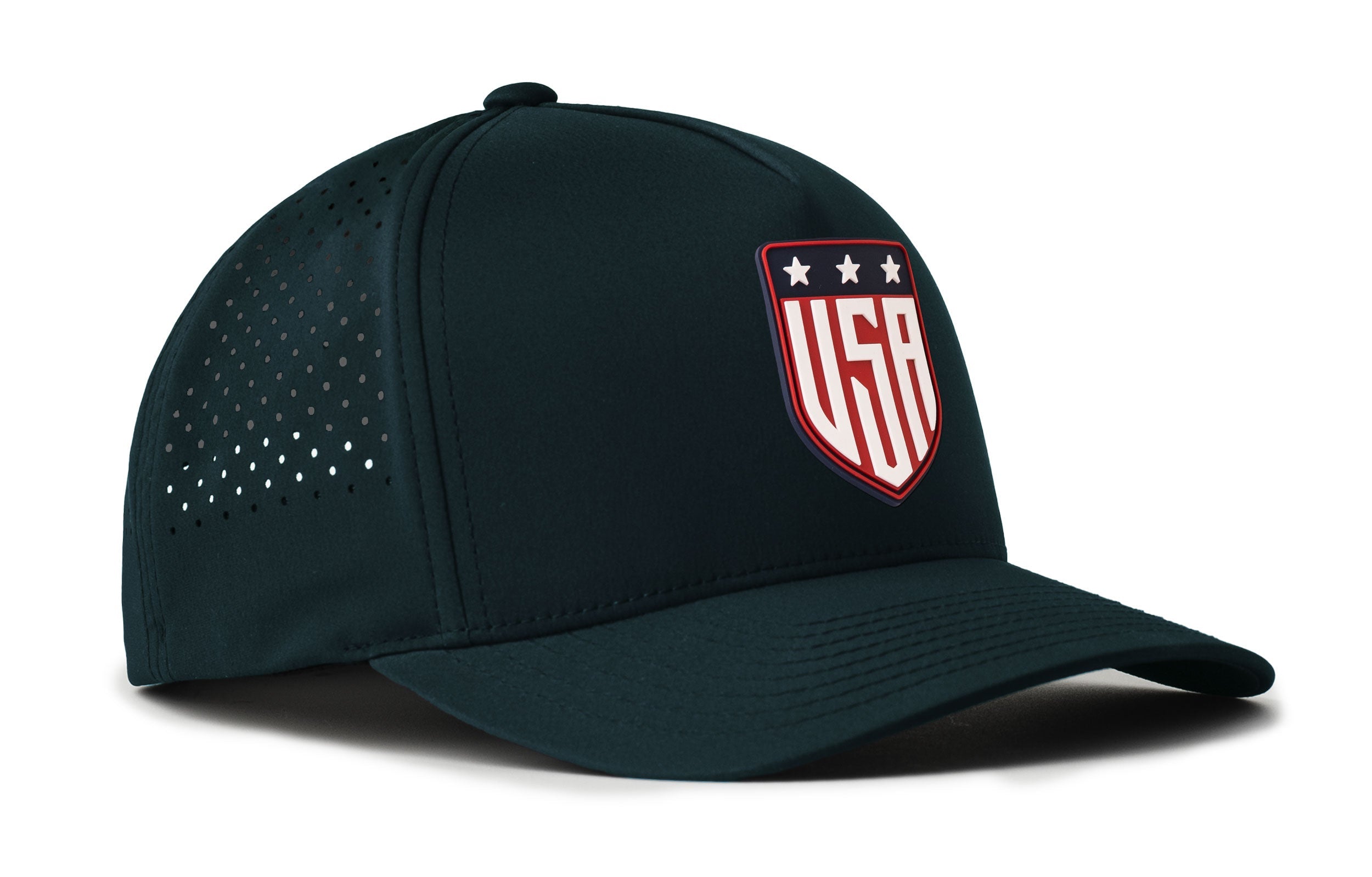 USA Shield Performance 5-Panel Hat  |   America Flexfit Hat Snapback