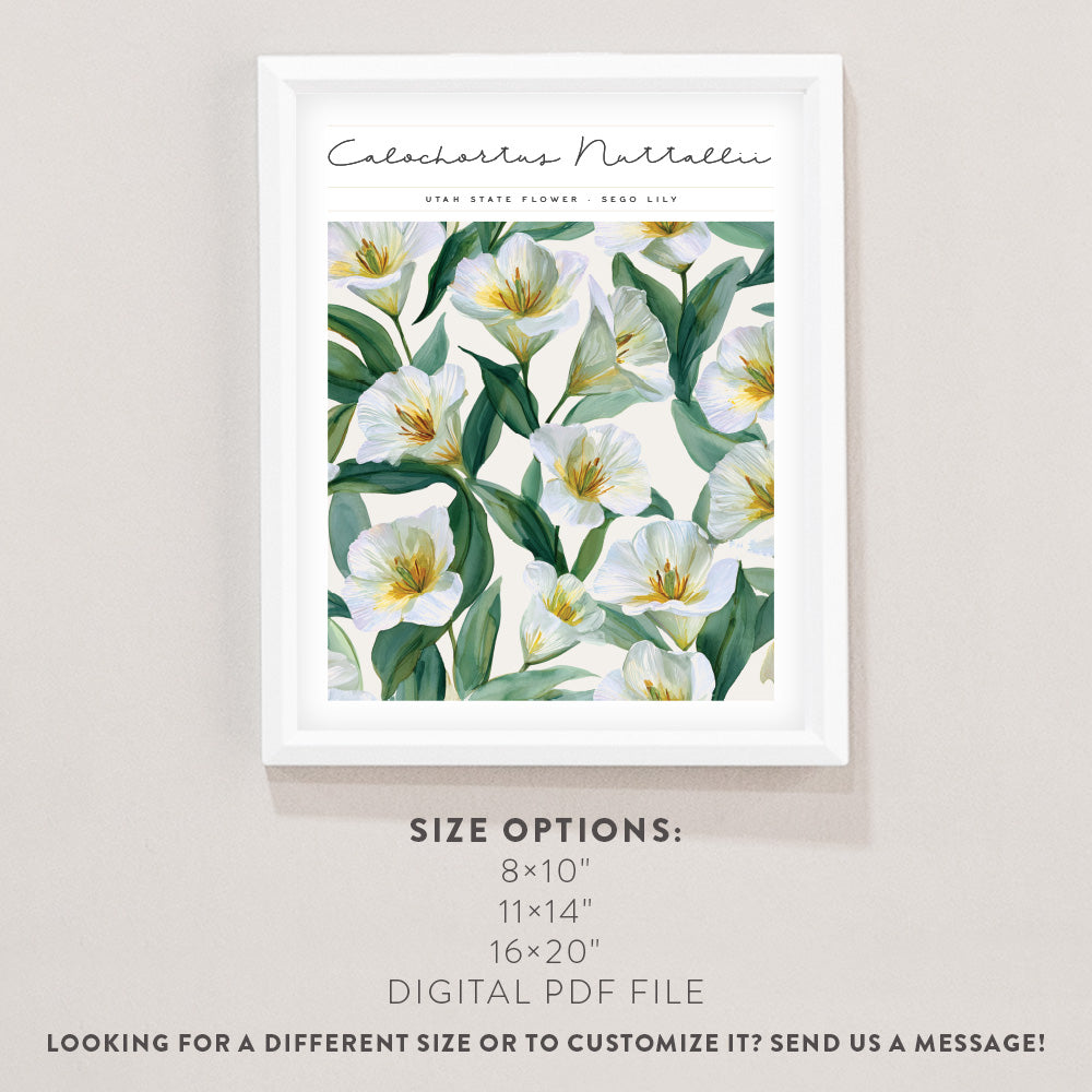 Utah State Flower Art