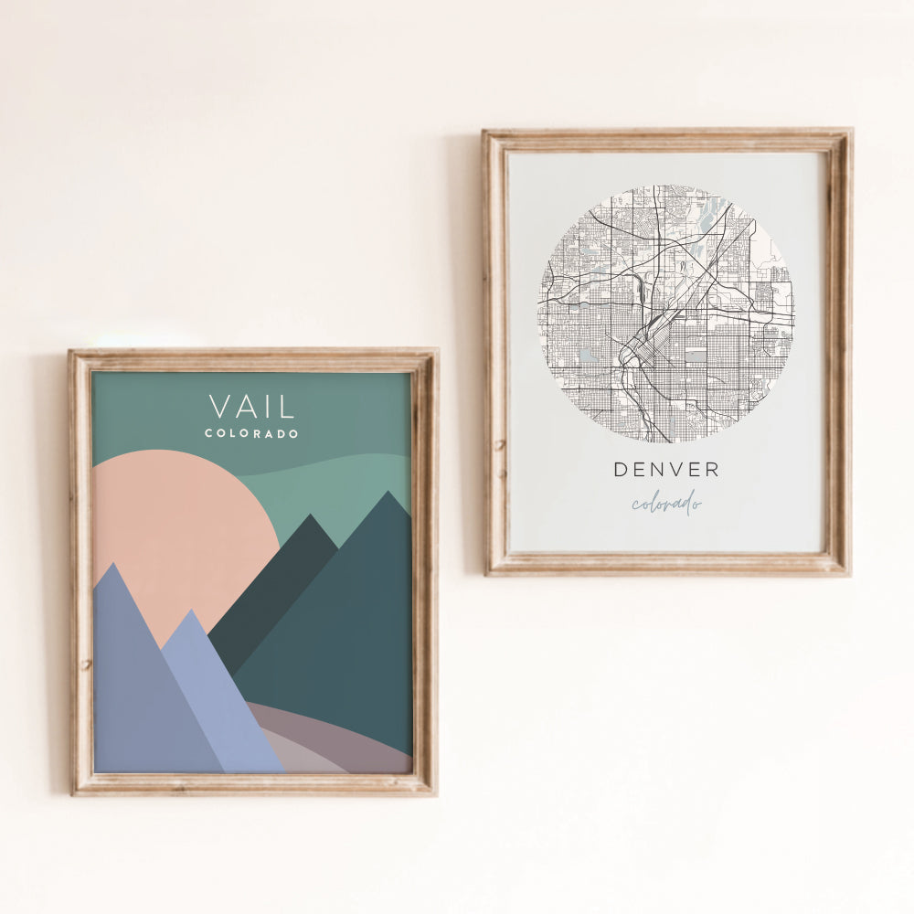 Vail, Colorado Minimalist Wall Art
