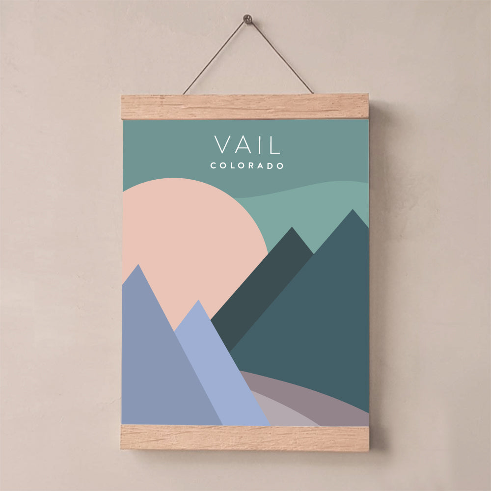 Vail, Colorado Minimalist Wall Art