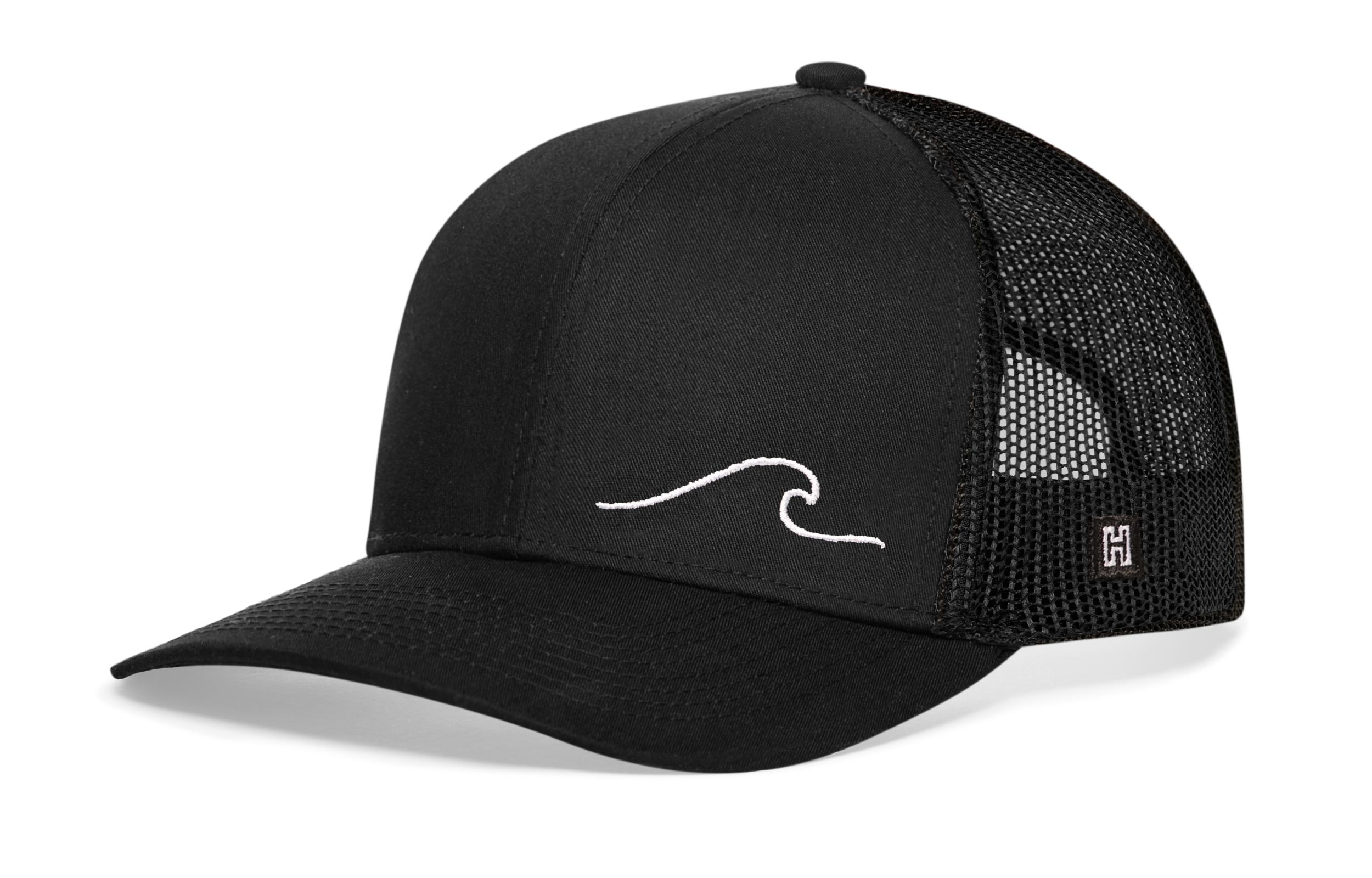 Wave Trucker Hat  |  Beach Snapback