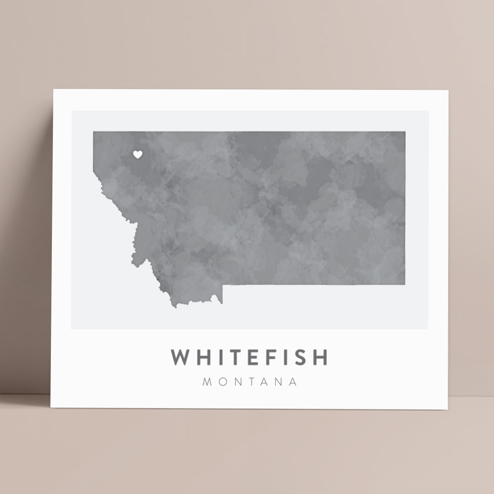 Whitefish, Montana Map