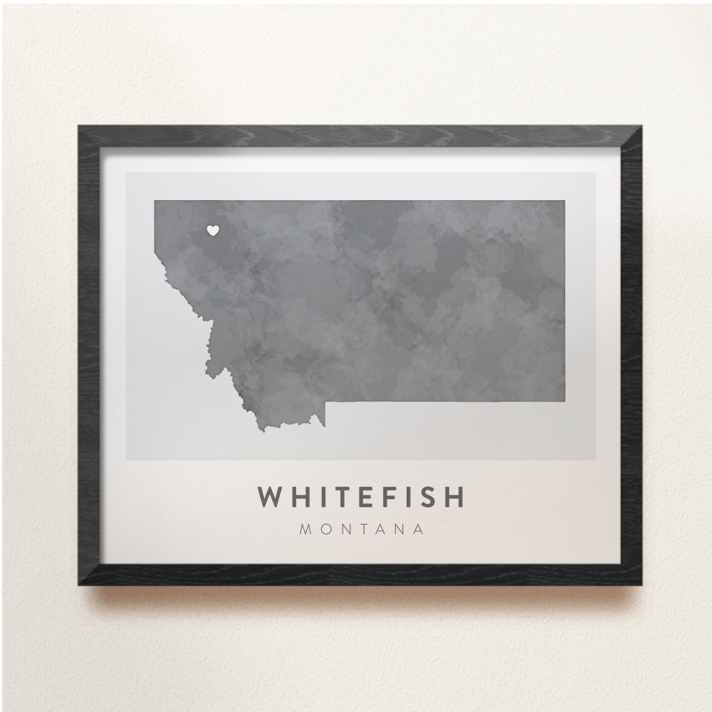 Whitefish, Montana Map