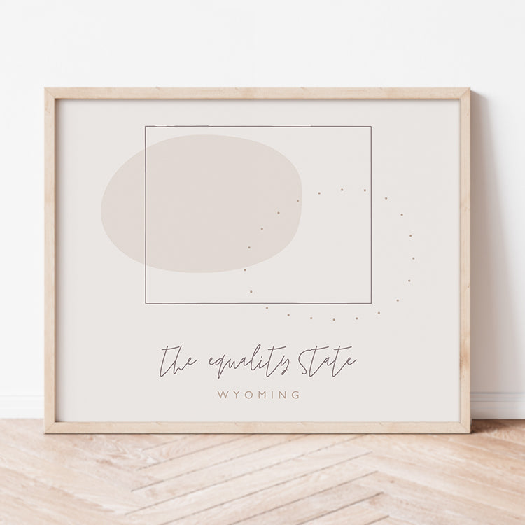 Wyoming State Nickname Poster