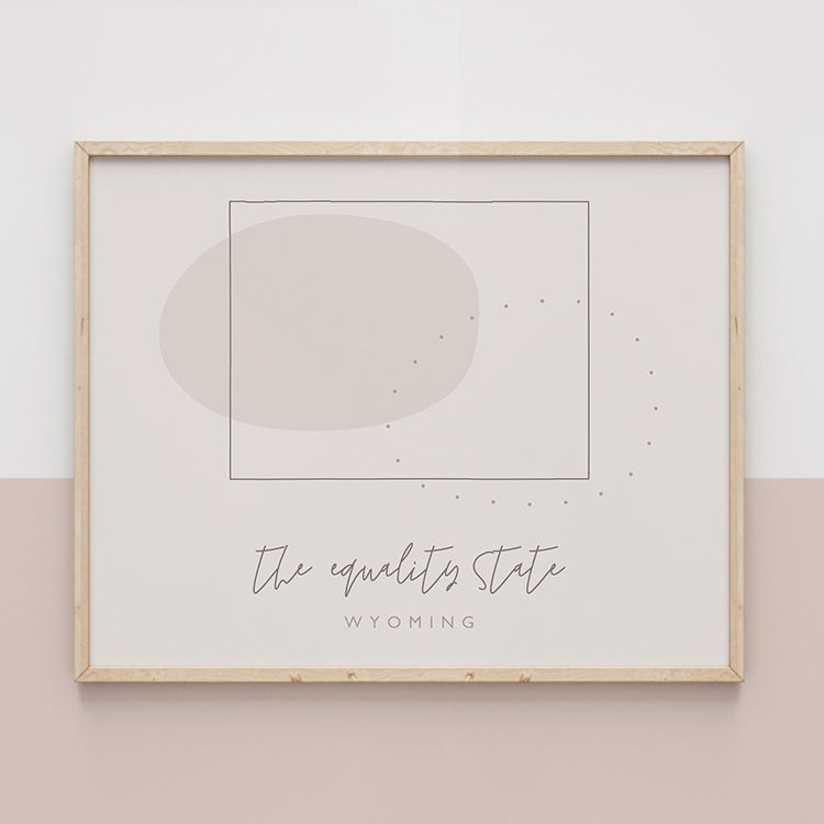Wyoming State Nickname Poster